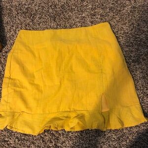 Yellow skirt